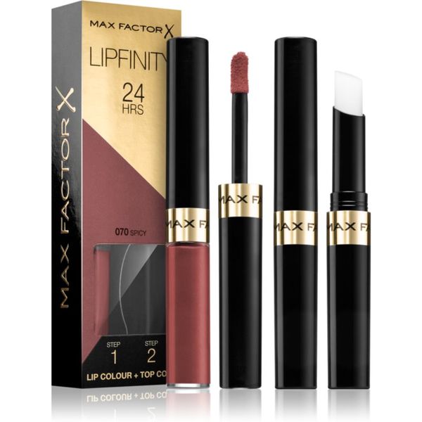 Max Factor Max Factor Lipfinity Lip Colour dolgoobstojna šminka z balzamom odtenek 70 Spicy 4,2 g