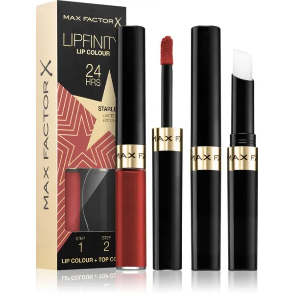 Max Factor Max Factor Lipfinity Rising Stars dolgoobstojna tekoča šminka z balzamom odtenek 88 Starlet 1 kos