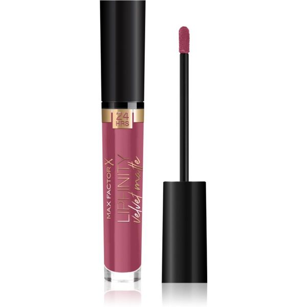 Max Factor Max Factor Lipfinity Velvet Matte mat tekoča šminka odtenek 005 Matte Merlot 3,5 ml