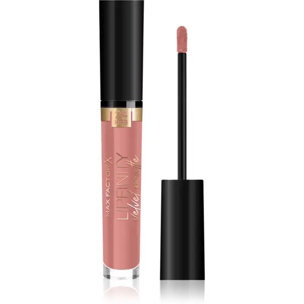 Max Factor Max Factor Lipfinity Velvet Matte mat tekoča šminka odtenek 015 Nude Silk 3,5 ml
