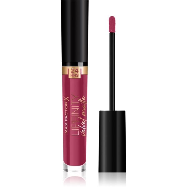 Max Factor Max Factor Lipfinity Velvet Matte mat tekoča šminka odtenek 050 Saint Berry 3,5 ml