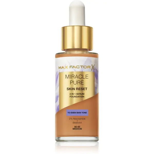 Max Factor Max Factor Miracle Pure negovalni tekoči puder odtenek 80-85 Medium 30 ml