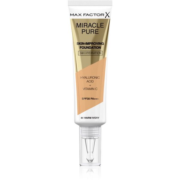 Max Factor Max Factor Miracle Pure Skin dolgoobstojen tekoči puder SPF 30 odtenek 44 Warm Ivory 30 ml