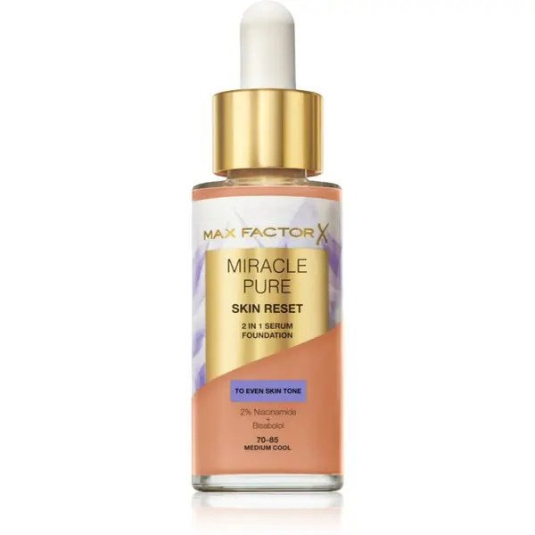 Max Factor Max Factor Miracle Pure Skin Reset negovalni tekoči puder odtenek 70-85 Medium Cool 30 ml