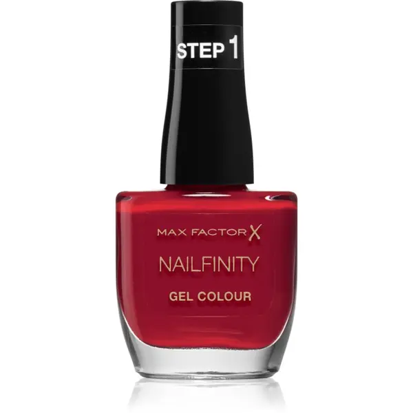 Max Factor Max Factor Nailfinity Gel Colour gel lak za nohte brez uporabe UV/LED lučke odtenek 310 Red Carpet Ready 12 ml