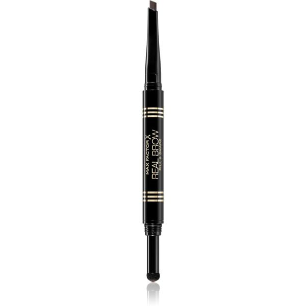 Max Factor Max Factor Real Brow Fill & Shape svinčnik za obrvi odtenek 04 Deep Brown 0.6 g