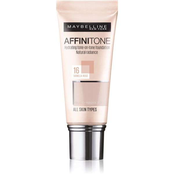 Maybelline Maybelline Affinitone vlažilni tekoči puder odtenek 16 Vanilla Rose 30 ml