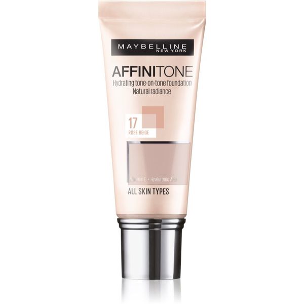 Maybelline Maybelline Affinitone vlažilni tekoči puder odtenek 17 Rose Beige 30 ml