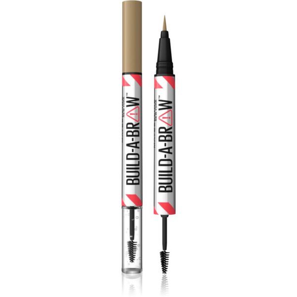 Maybelline Maybelline Build-A-Brow obojestranski svinčnik za obrvi za fiksacijo in obliko odtenek 250 Blonde 1 kos