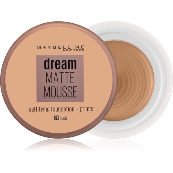Maybelline Maybelline Dream Matte Mousse matirajoči tekoči puder odtenek 21 Nude 18 ml
