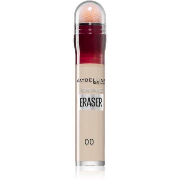 Maybelline Maybelline Instant Anti Age Eraser tekoči korektor z aplikatorjem z gobico odtenek 00 Ivory 6,8 ml