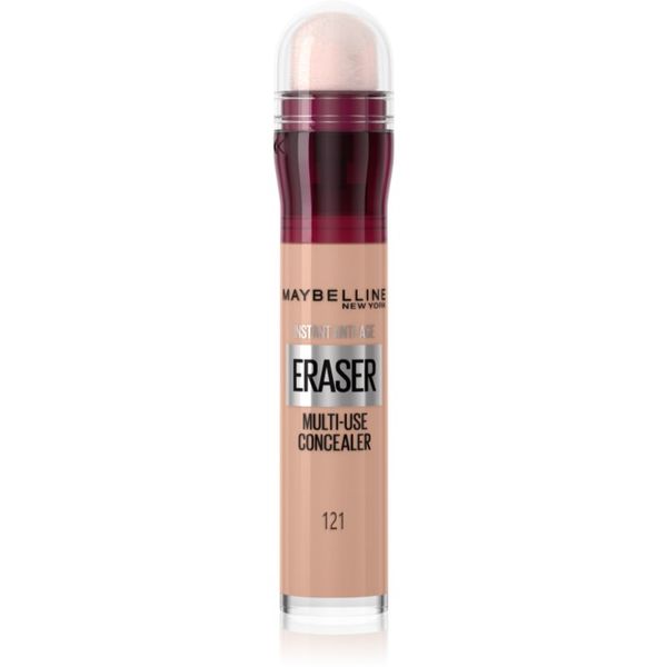 Maybelline Maybelline Instant Anti Age Eraser tekoči korektor z aplikatorjem z gobico odtenek 121 Light Honey 6,8 ml