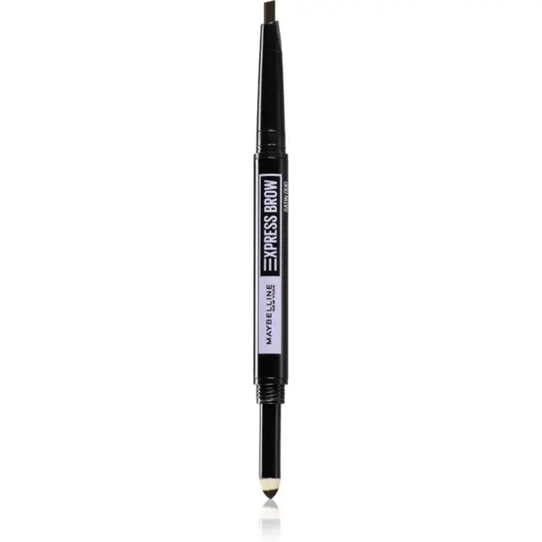 MAYBELLINE NEW YORK MAYBELLINE NEW YORK Express Brow Satin Duo svinčnik in puder za obrvi duo odtenek 04 - Dark Brown