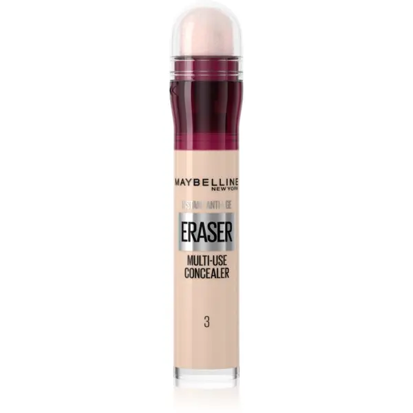MAYBELLINE NEW YORK MAYBELLINE NEW YORK Instant Anti Age Eraser tekoči korektor z aplikatorjem z gobico odtenek 03 Fair 6.8 ml