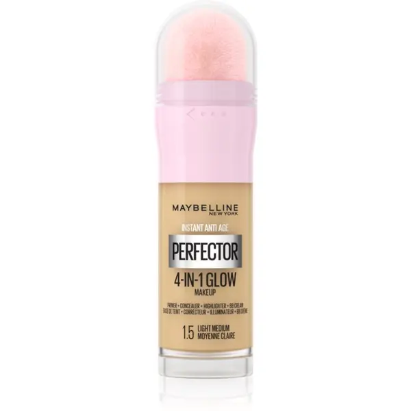 MAYBELLINE NEW YORK MAYBELLINE NEW YORK Instant Perfector 4-in-1 posvetlitveni tekoči puder za naraven videz odtenek 1.5 Light Medium 20 ml