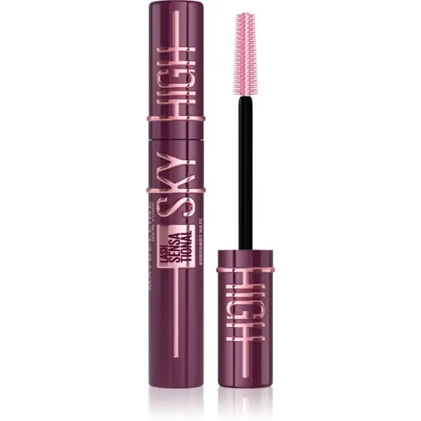 MAYBELLINE NEW YORK MAYBELLINE NEW YORK Lash Sensational Sky High maskara za volumen in podaljšanje trepalnic odtenek Burgundy Haze 7.2 ml