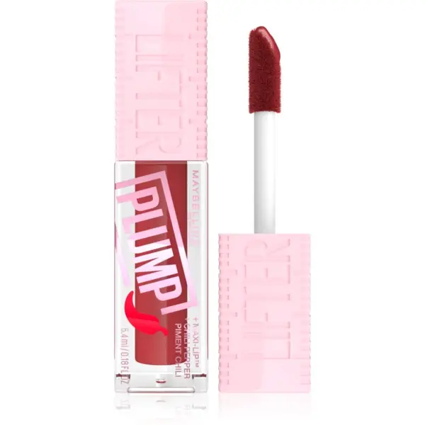 MAYBELLINE NEW YORK MAYBELLINE NEW YORK Lifter Plump sijaj za ustnice z učinkom povečanja odtenek 006 Hot Chili 5.4 ml