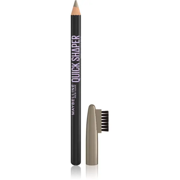 MAYBELLINE NEW YORK MAYBELLINE NEW YORK Quick Shaper natančni svinčnik za obrvi s krtačko odtenek 02 Blonde 1 kos