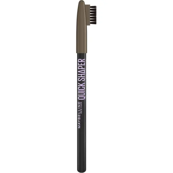 MAYBELLINE NEW YORK MAYBELLINE NEW YORK Quick Shaper natančni svinčnik za obrvi s krtačko odtenek 04 Medium Brown 1 kos