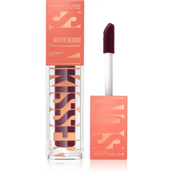 MAYBELLINE NEW YORK MAYBELLINE NEW YORK Sunkisser Matte tekoče rdečilo z mat učinkom odtenek 33 Berry Brunch 4.7 ml