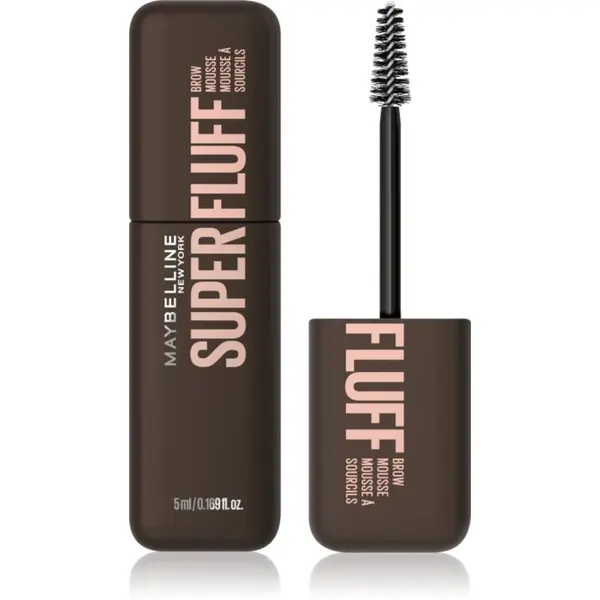 MAYBELLINE NEW YORK MAYBELLINE NEW YORK Super Fluff Mousse gel za obrvi odtenek 262 Black Brown 5 ml