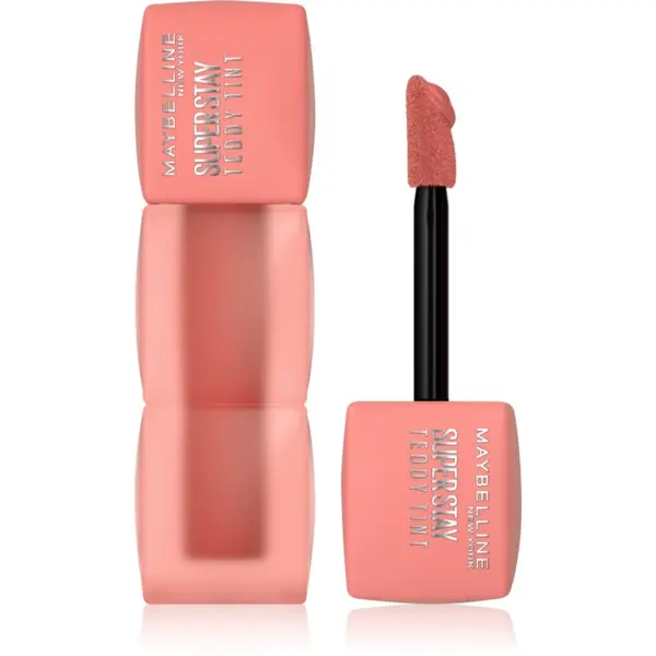 MAYBELLINE NEW YORK MAYBELLINE NEW YORK SuperStay Teddy Tint dolgoobstojna šminka z mat učinkom odtenek 10 Current Mood 5 ml
