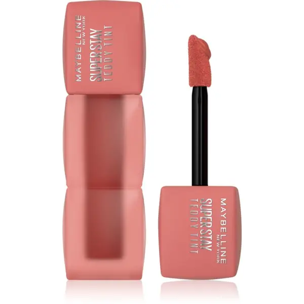 MAYBELLINE NEW YORK MAYBELLINE NEW YORK SuperStay Teddy Tint dolgoobstojna šminka z mat učinkom odtenek 15 Skinny Dip 5 ml