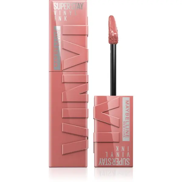 MAYBELLINE NEW YORK MAYBELLINE NEW YORK SuperStay Vinyl Ink dolgoobstojna tekoča šminka 100 CHARMED 4.2 ml