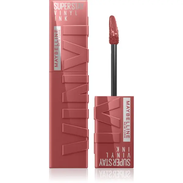 MAYBELLINE NEW YORK MAYBELLINE NEW YORK SuperStay Vinyl Ink dolgoobstojna tekoča šminka 35 CHEEKY 4.2 ml