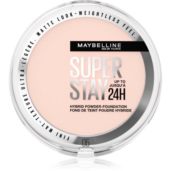 Maybelline Maybelline SuperStay 24H Hybrid Powder-Foundation kompaktni pudrasti make-up za mat videz odtenek 05 9 g