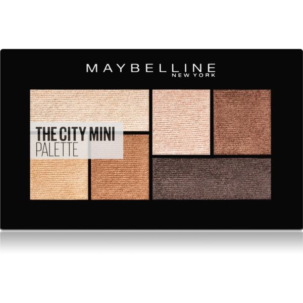 Maybelline Maybelline The City Mini Palette paleta senčil za oči odtenek 400 Rooftop Bronzes 6 g