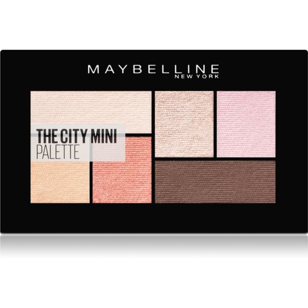 Maybelline Maybelline The City Mini Palette paleta senčil za oči odtenek 430 Downtown Sunrise 6 g