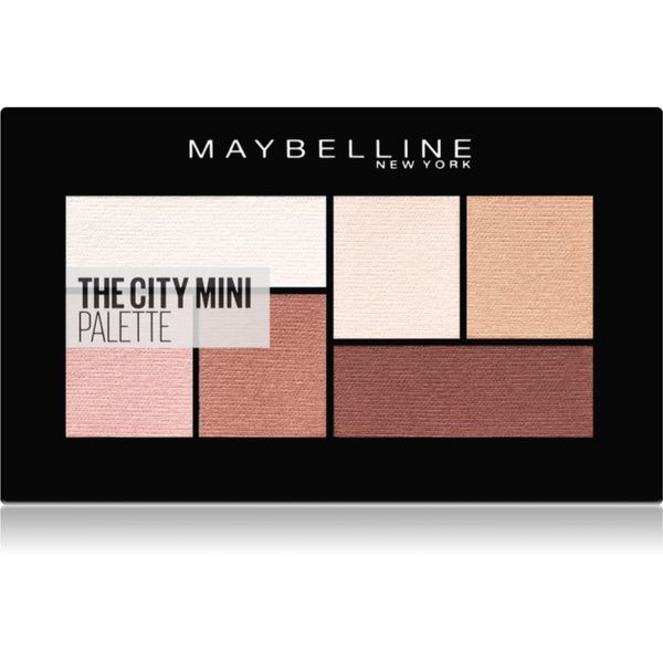 Maybelline Maybelline The City Mini Palette paleta senčil za oči odtenek 480 Matte About Town 6 g