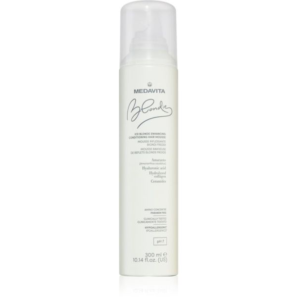 Medavita Medavita Blondie Ice Blonde Enhancing Conditioning Hair Mousse dvofazna pena za blond lase 300 ml