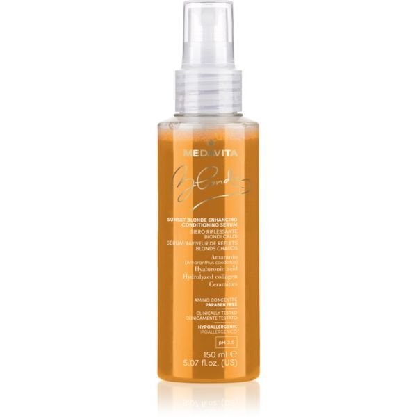 Medavita Medavita Blondie Sunset Blonde Enhancing Serum lepotni serum za barvane lase 150 ml