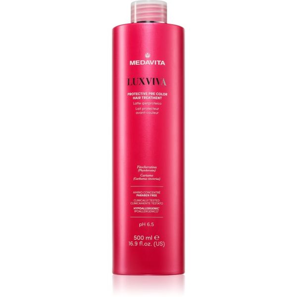 Medavita Medavita LUXVIVA Protective Pre Color Hair Treatment zaščitni losjon za lase 500 ml