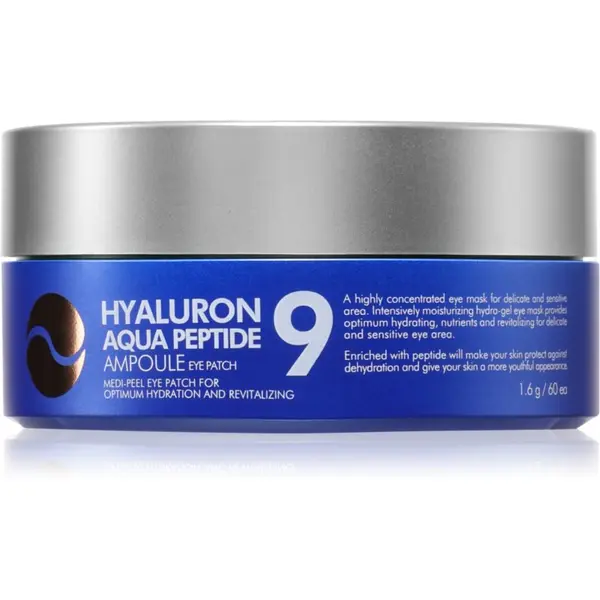 Medi - Peel Medi - Peel Hyaluron Aqua Peptide 9 hidrogel maska za predel okoli oči s peptidi 60 kos