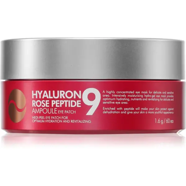 Medi - Peel Medi - Peel Hyaluron Rose Peptide 9 silikonski podložki za barvanje trepalnic 60 kos