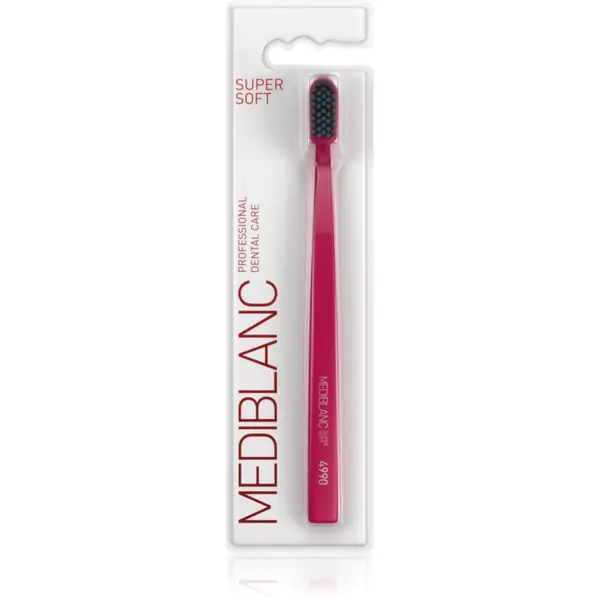 MEDIBLANC MEDIBLANC 4990 Super Soft zobna ščetka izjemno mehka Dark Pink 1 kos