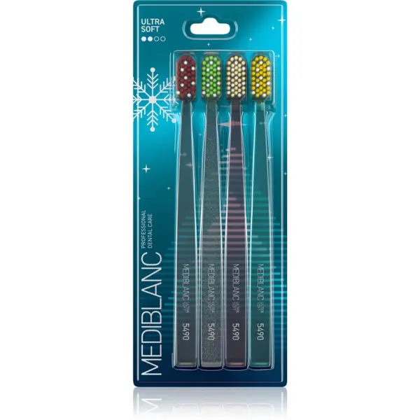 MEDIBLANC MEDIBLANC 5490 Ultra Soft Limited edition zobne ščetke ultra soft 4 kos omejena izdaja 4 kos
