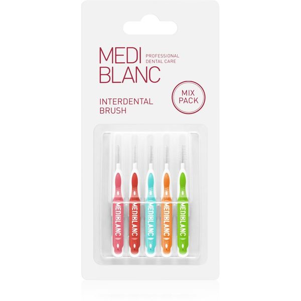 MEDIBLANC MEDIBLANC Interdental Pick-brush Mix medzobna ščetka 5 kos