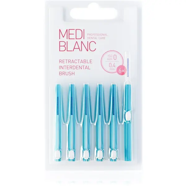 MEDIBLANC MEDIBLANC Interdental TB Pull Out System 0.4 mm izvlečna medzobna ščetka 6 kos