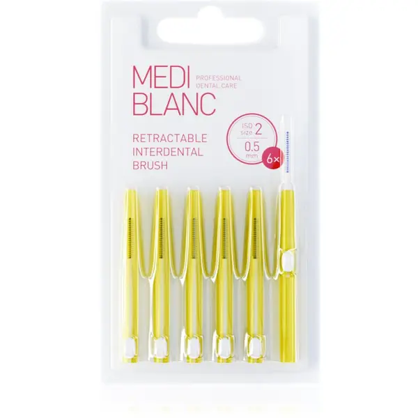 MEDIBLANC MEDIBLANC Interdental TB Pull Out System 0.5mm izvlečna medzobna ščetka 6 kos