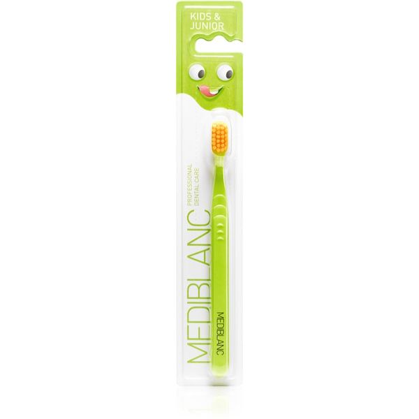 MEDIBLANC MEDIBLANC KIDS & JUNIOR Ultra Soft zobna ščetka za otroke ultra soft Green 1 kos