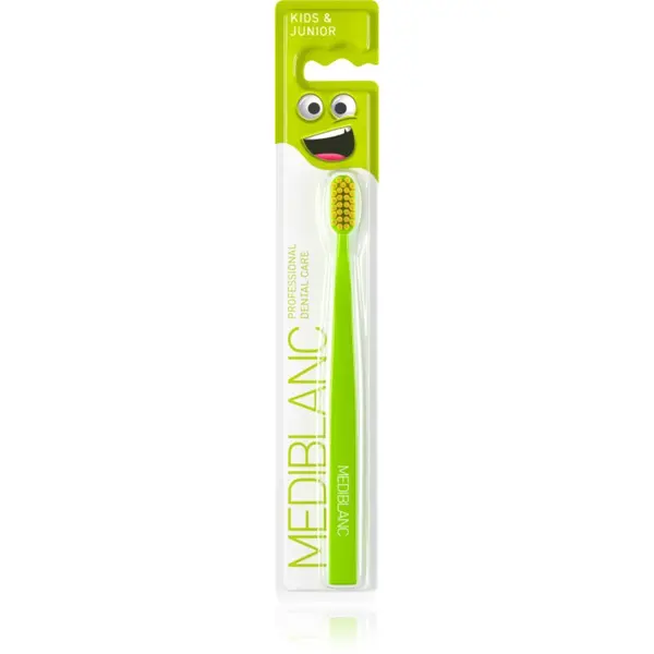 MEDIBLANC MEDIBLANC KIDS & JUNIOR Ultra Soft zobna ščetka za otroke ultra soft Green 1 kos