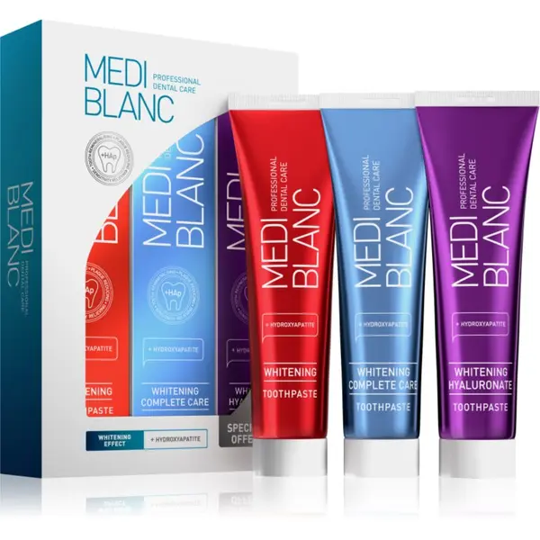 MEDIBLANC MEDIBLANC Whitening Toothpastes Set set z belilnim učinkom 3x100 ml