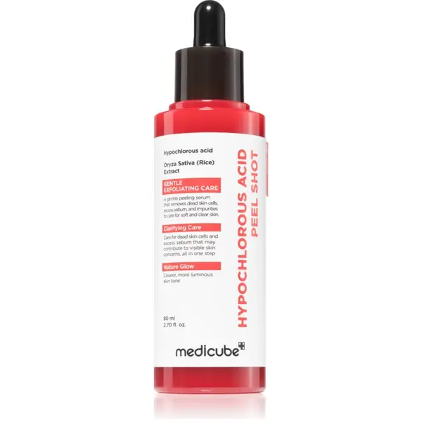 Medicube medicube Hypochlorous Acid Peel Shot gladilni eksfoliacijski serum za razširjene pore 80 ml