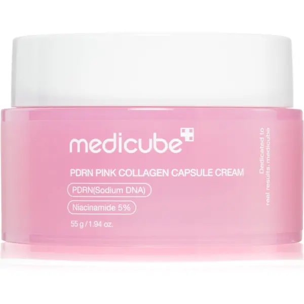 Medicube Medicube PDRN Pink Collagen Capsule Cream vlažilna krema za obraz z učvrstitvenim učinkom 55 g