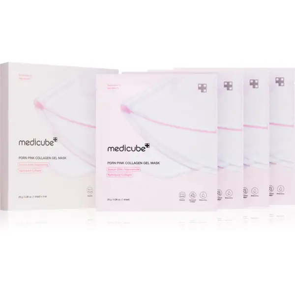 Medicube Medicube PDRN Pink Collagen Gel Mask lifting in učvrstitvena maska s kolagenom 4x28 g