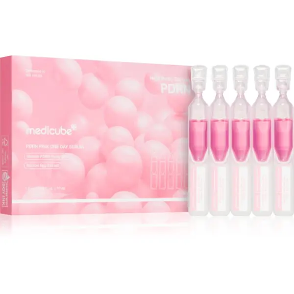 Medicube medicube PDRN Pink One Day Serum obnovitveni serum za obraz za osvetljevanje kože in hidratacijo 10x1.5 ml